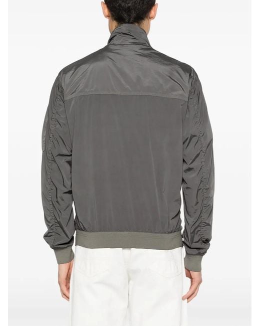 C P Company Gray Jacket Two-Way Zip for men