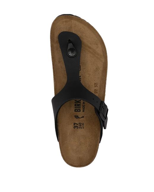 Birkenstock Black Gizeh Thong-Strap Sandals