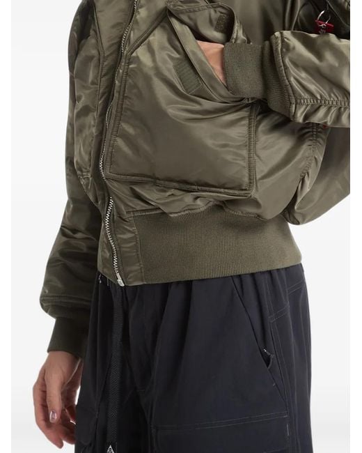 Alpha Industries Gray 45/P Hooded Custom Jacket for men