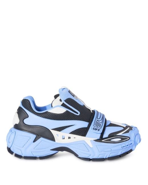 Off-White c/o Virgil Abloh Glove Slip On Sneaker In Colour Light Blue/ Black