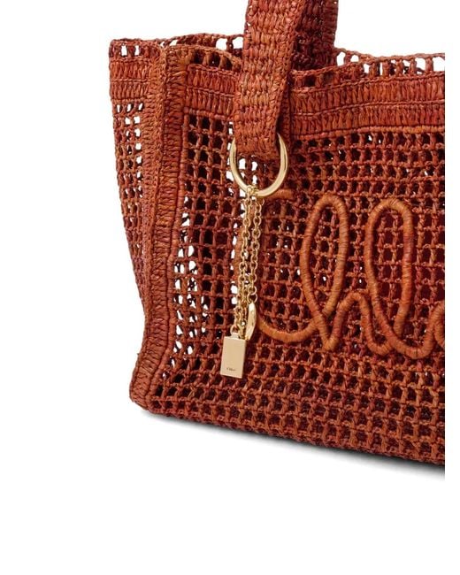 Borsa Shopping di Chloé in Red