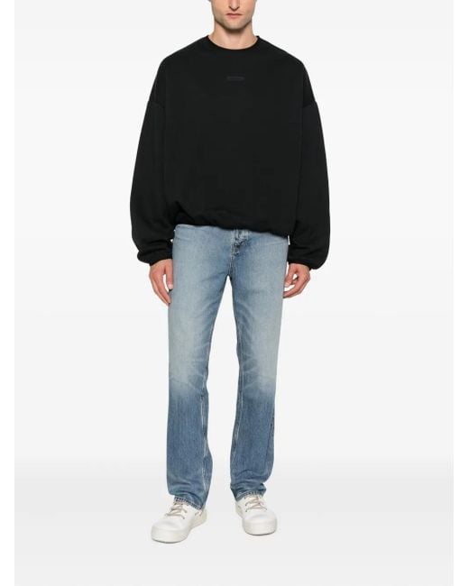 Fear Of God Black Logo-Print Sweatshirt for men