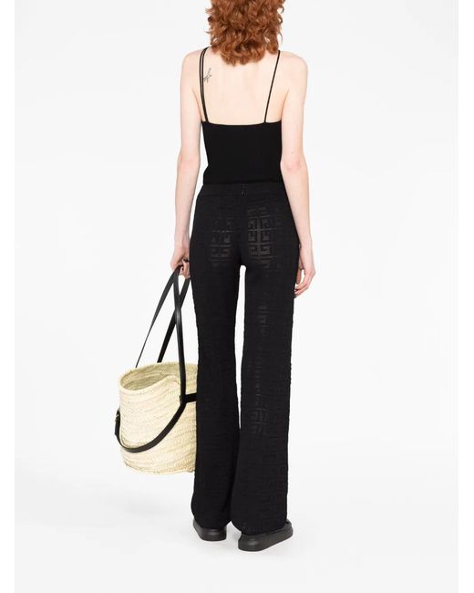 Givenchy Black Flared Trousers