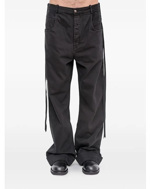 Ann Demeulemeester Black Michael Five-Pocket Jeans for men