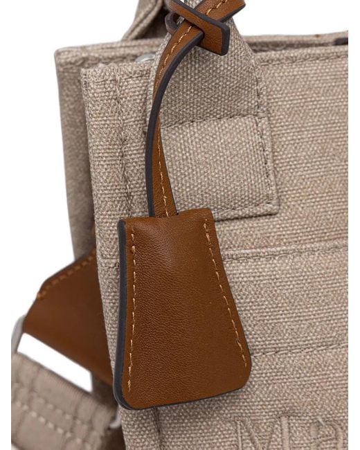 Marc O' Polo Natural Small Logo-Embroidered Canvas Tote Bag