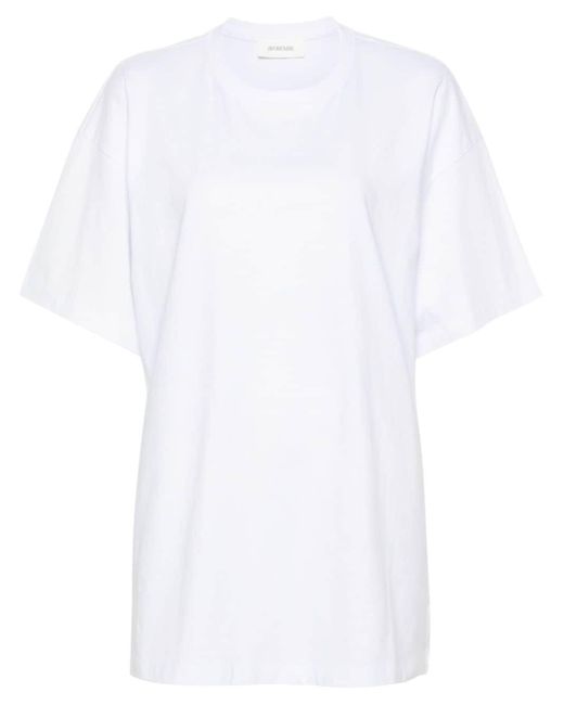 Sportmax White Blocco Cotton T-shirt