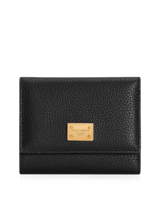 Dolce & Gabbana Black Calfskin Wallet