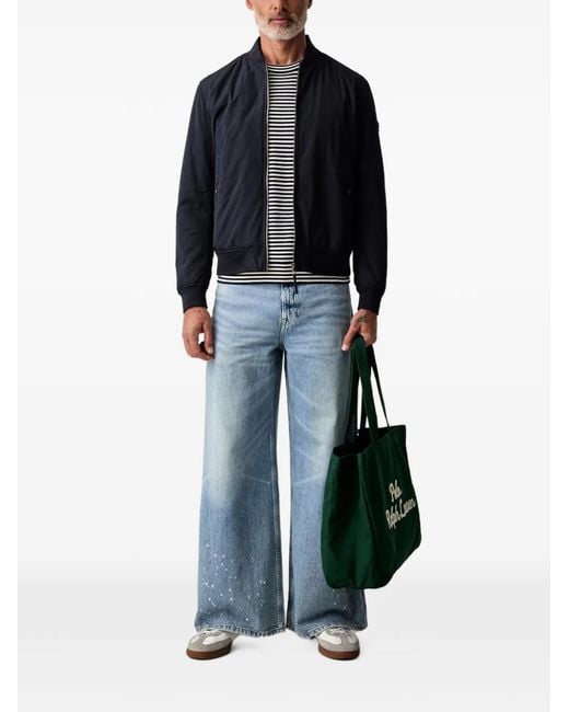 Joop! Blue Zip-Up Bomber Jacket for men