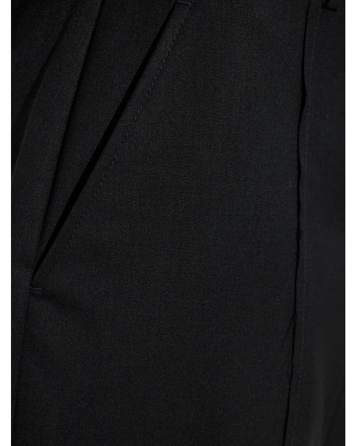 Vetements Black Pleated Wide-Leg Trousers