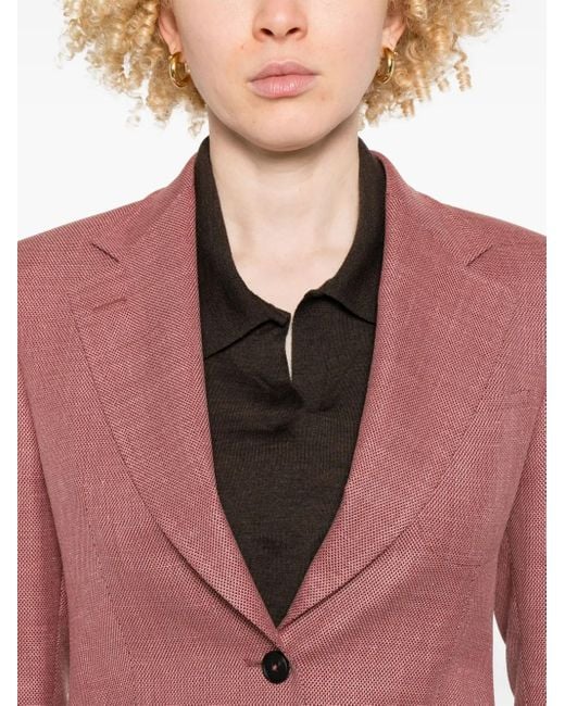 Tagliatore Pink Debra Blazer