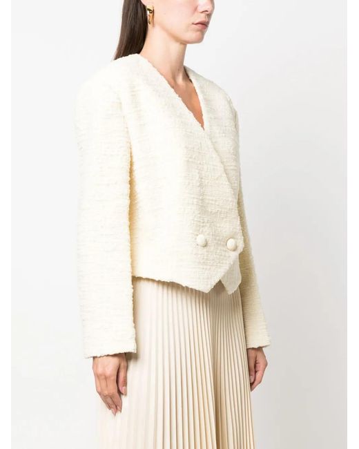 Zimmermann Natural Luminosity Cropped Blazer