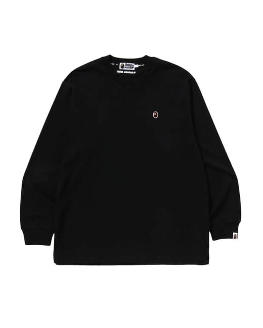 A Bathing Ape Pullover Mit Logo-Patch in Black für Herren
