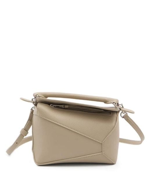 Loewe Natural Mini Puzzle Edge Tote Bag