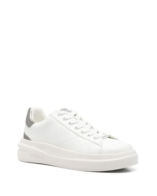 Guess White Elbina Sneakers