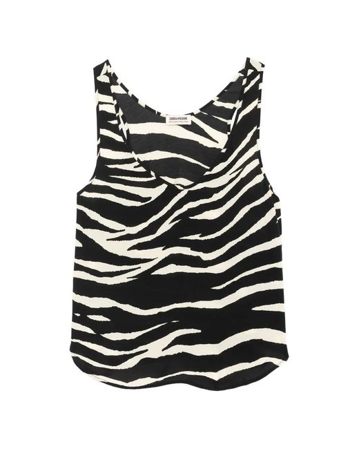 Zadig & Voltaire Black Tarys Tank Top