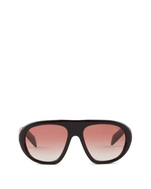 Prada ラウンド型サングラス ブラック ピンク Prada アイウェアコレクション サングラス ブラック | Lyst