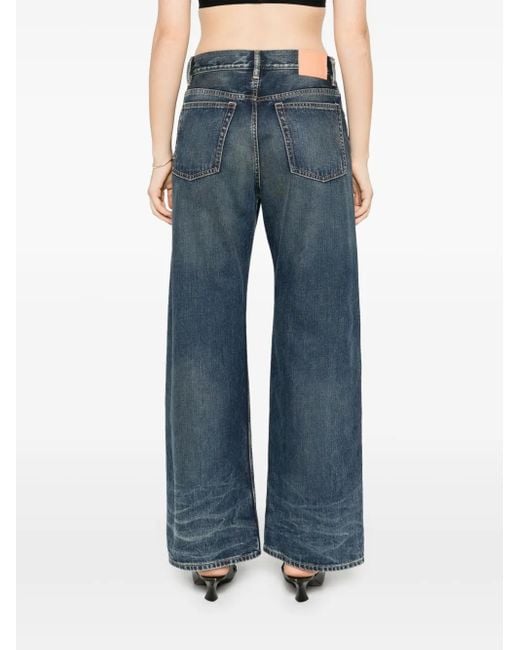 Vaqueros Anchos Acne de color Blue