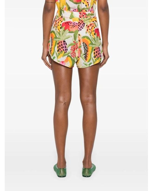 Farm Rio Pink Fruits Paradise Shorts