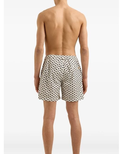 Orlebar Brown Multicolor Mid-Length Lumina Print Drawcord Swim Shorts for men