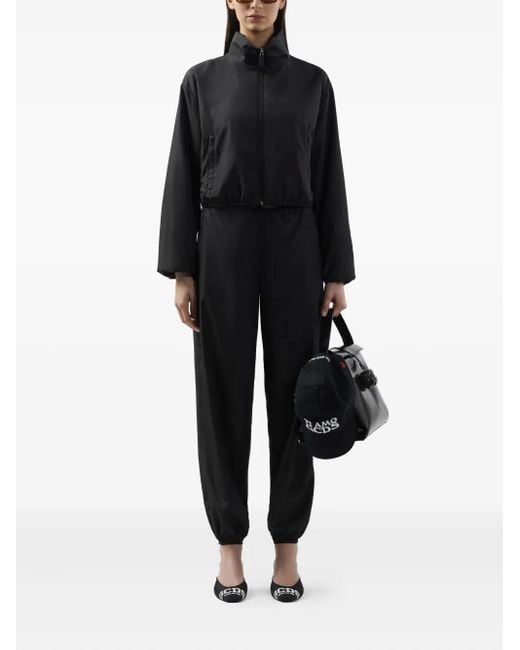 Gcds Black Cropped Windbreaker