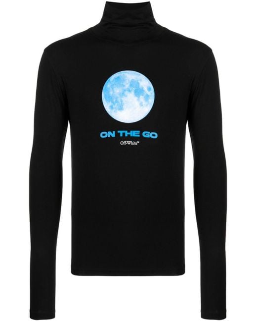 T-shirt con stampa grafica di Off-White c/o Virgil Abloh in Black da Uomo