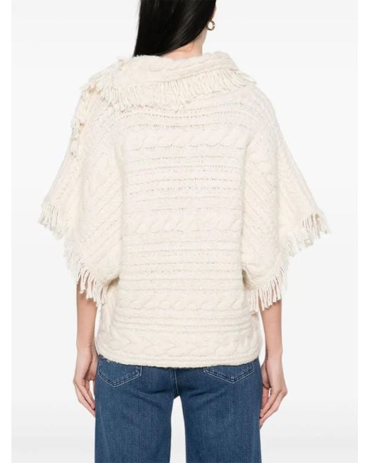 Isabel Marant White Blanche Poncho