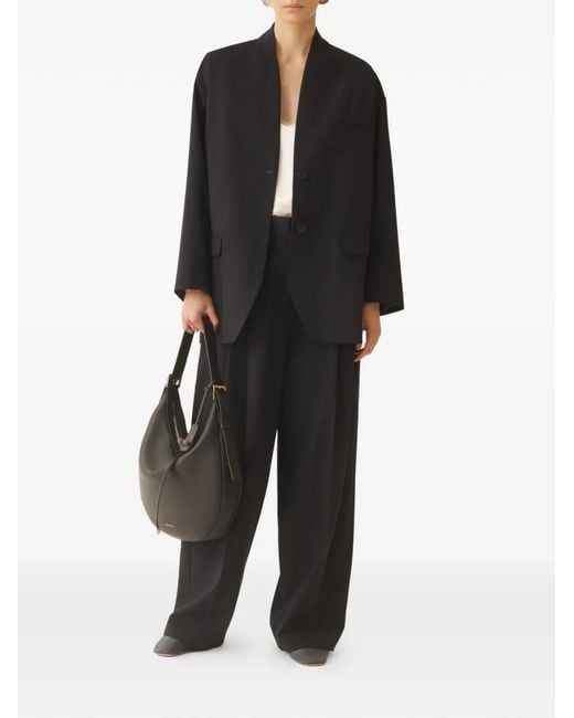 Fabiana Filippi Black Buttoned Jacket