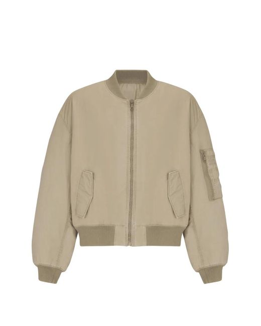 Balmain Natural Patch Pocket Bomber Jacket for men