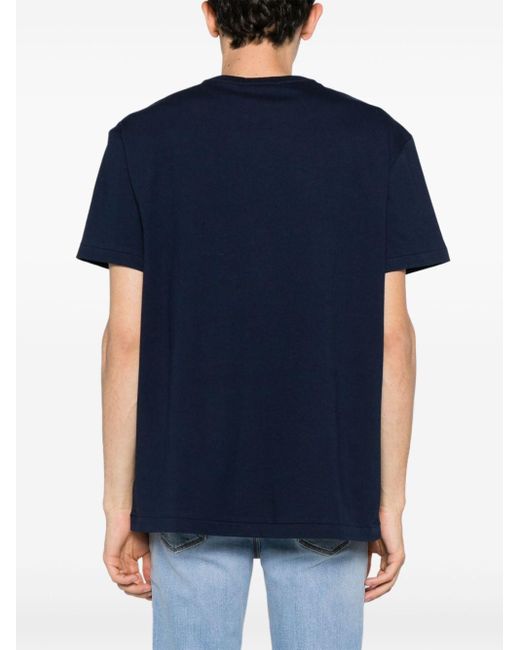 Polo Ralph Lauren Blue Logo-print Cotton T-shirt for men