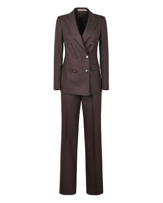 Tagliatore Brown Doppelreihiger T-Parigi Anzug