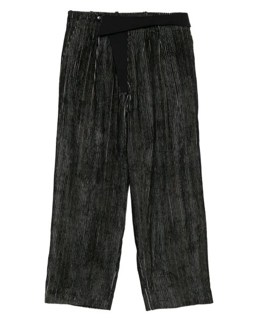 Kiko Kostadinov Navin Wide Trousers in Black for Men | Lyst
