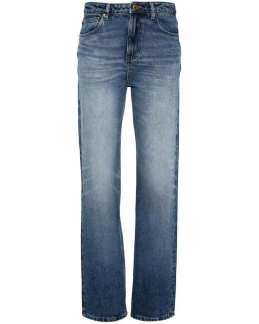 Jeans Kylie Dritti A Vita Media di A.P.C. in Blue