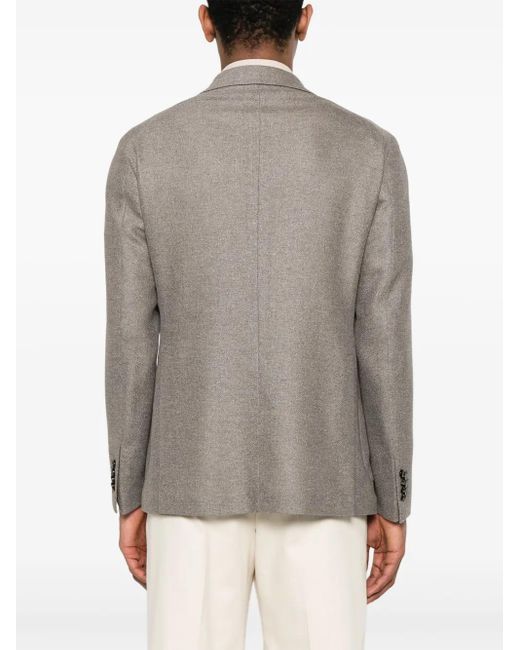メンズ Tagliatore シングルジャケット Gray