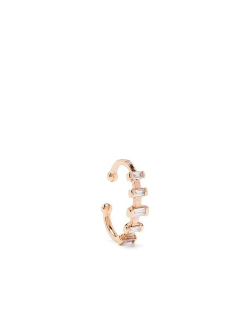 SHAY White 18K Rose Diamond Cuff Earring