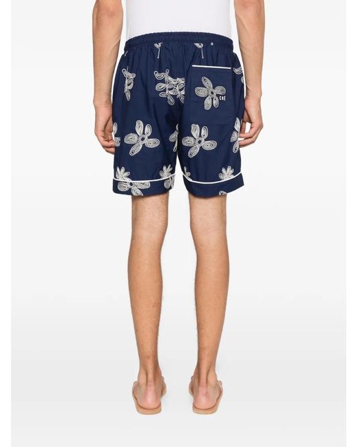 CHE Blue Flores Shorts for men