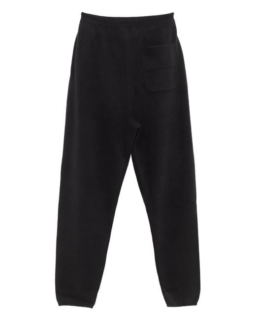 Denis Colomb Black Drawstring Track Pants for men