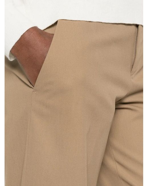 PT Torino Natural Pantalon À Plis Marqués