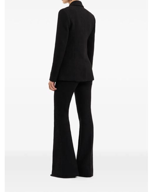 Rebecca Vallance Black Stargazing Double-Breasted Buttoned Blazer