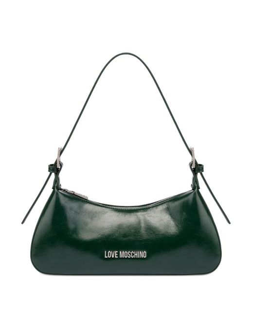Sac Porté Épaule À Logo Love Moschino en coloris Green