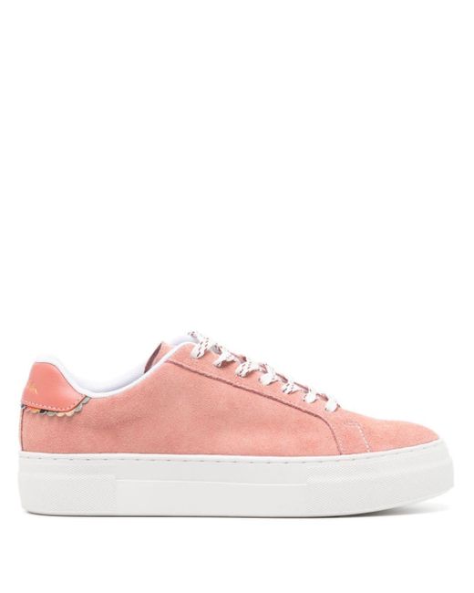 Paul Smith Pink Kelly Suede Sneakers