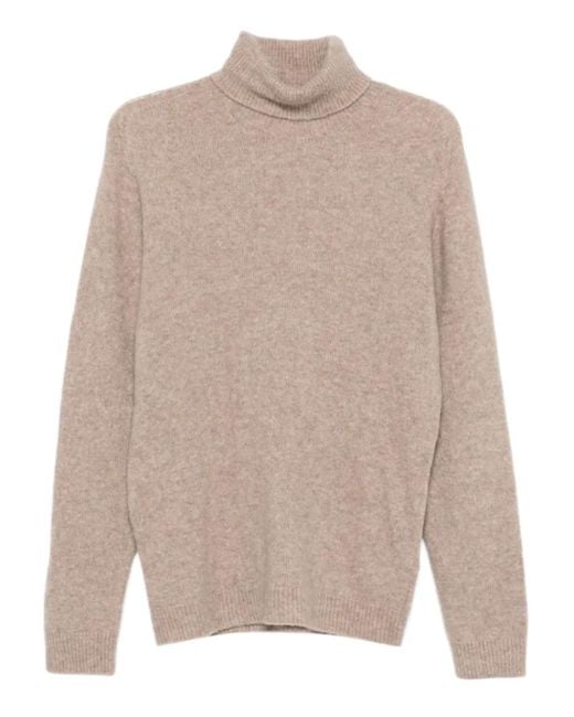 メンズ Roberto Collina Turtleneck Sweater Natural