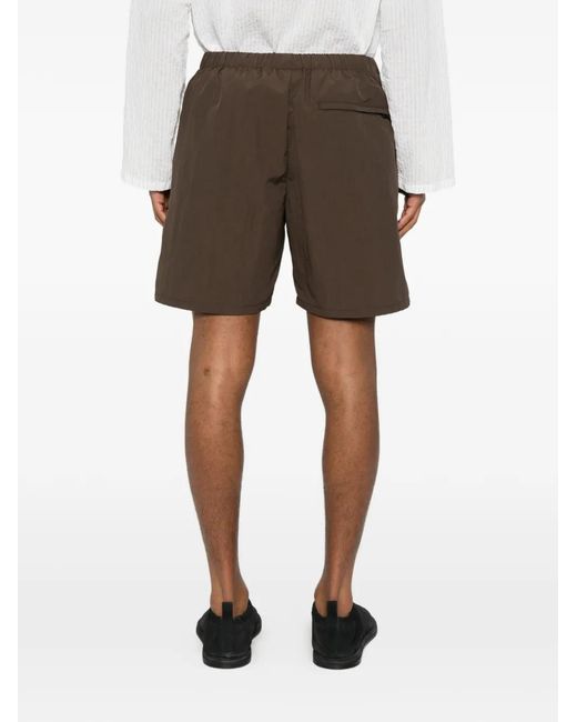 Goldwin Brown Relaxed-Fit Shorts for men