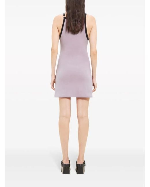 Courreges Purple Cotton Dress