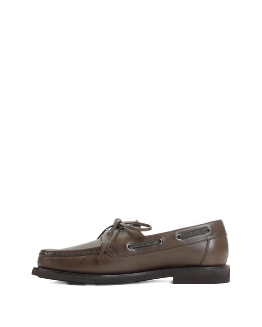 Brunello Cucinelli Brown Loafers