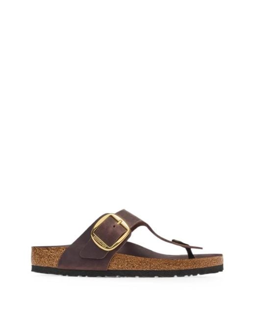 Birkenstock Brown Gizeh Big Buckle Sandals