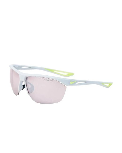 Nike Pink Shield-Frame Sunglasses