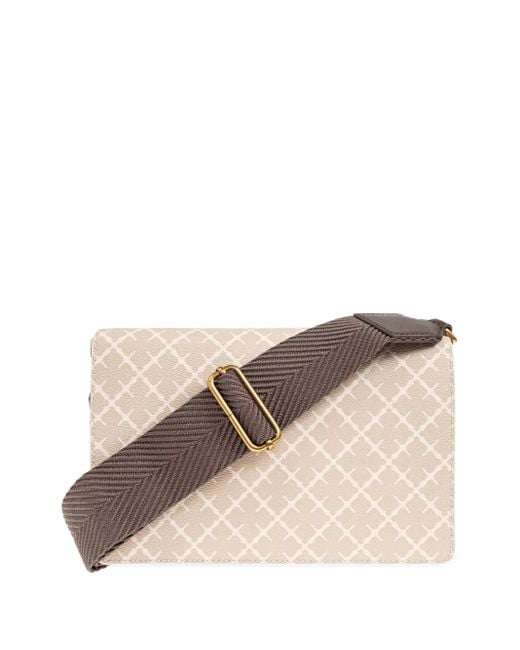 By Malene Birger Natural Loenna Monogrammed Shoulder Bag