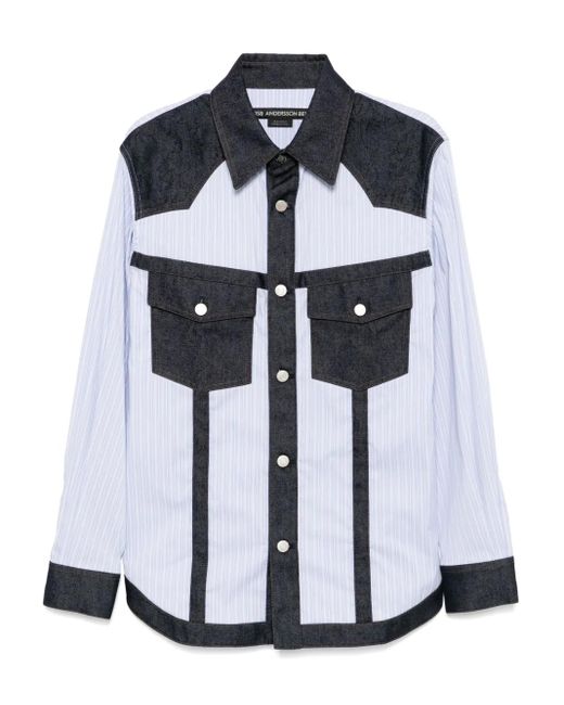 Chemise À Bords Francs ANDERSSON BELL pour homme en coloris White
