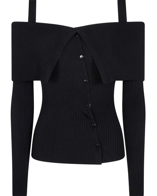 Twinset オフショルダー トップ Black