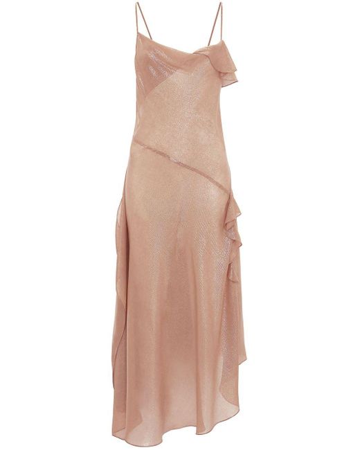 Victoria Beckham Natural Bias-cut Cami Slip Dress